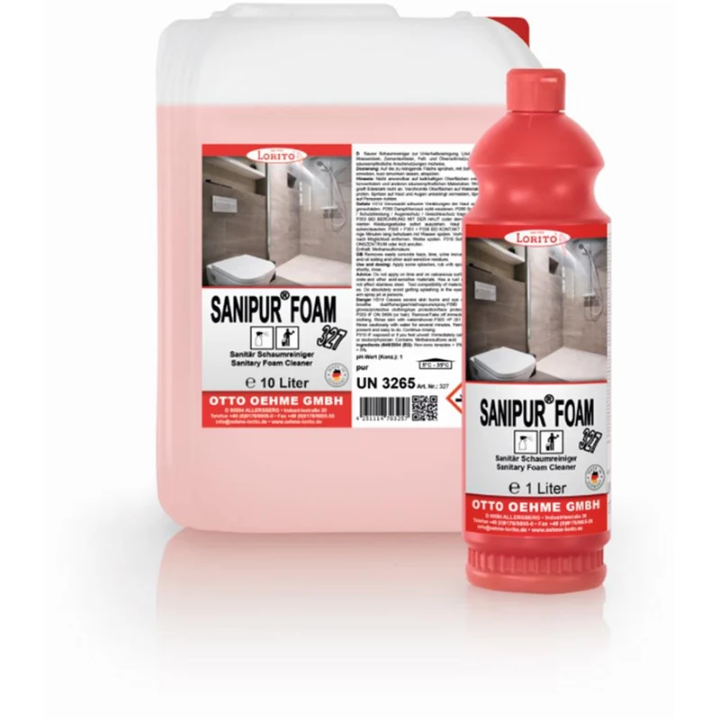 Lorito Sanipur Foam 327 Sanitärreiniger Kalklöser schäumend