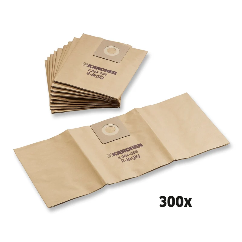 Papierfiltertüten, 300 x , NT 25, NT 35, NT 45, NT 361, NT 561, NT 611