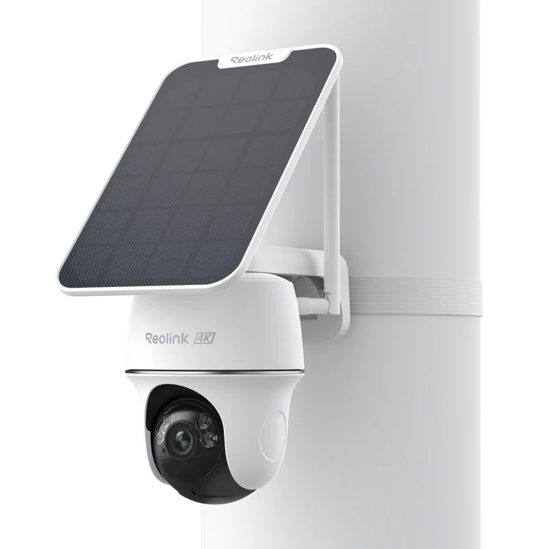 Reolink Argus PT Ultra with Solar Panel 4K 8MP Wireless Solar Battery Camera (2 Pack)