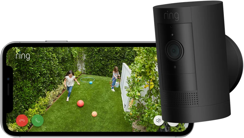 Ring Stick Up Cam Wireless Security Camera Gen3 (Black)