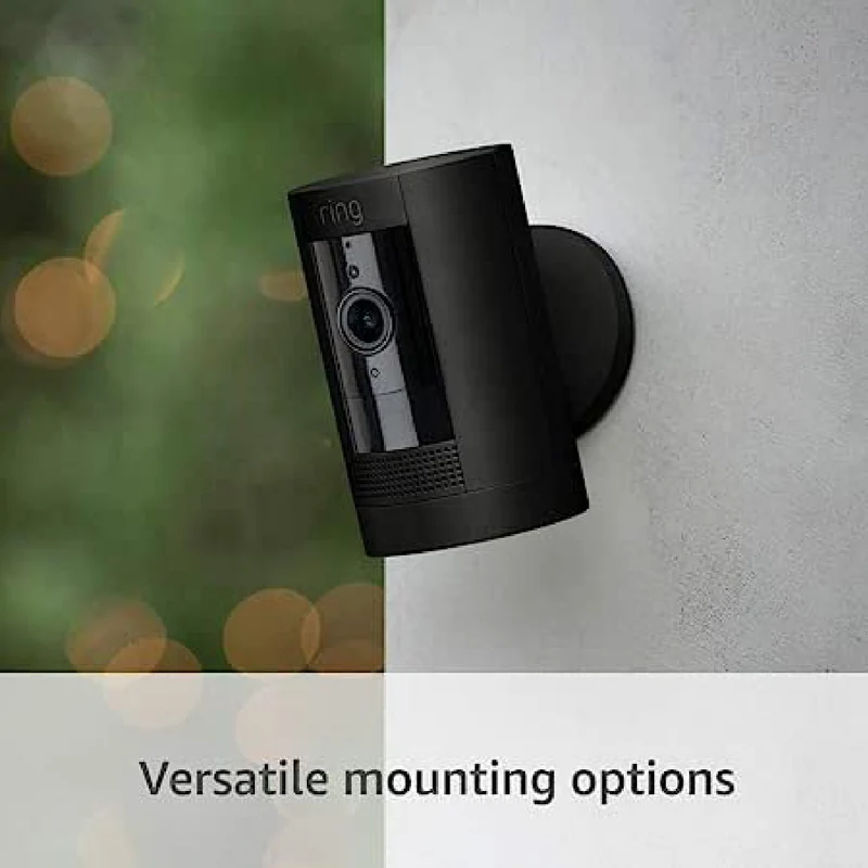 Ring Stick Up Cam Wireless Security Camera Gen3 (Black)