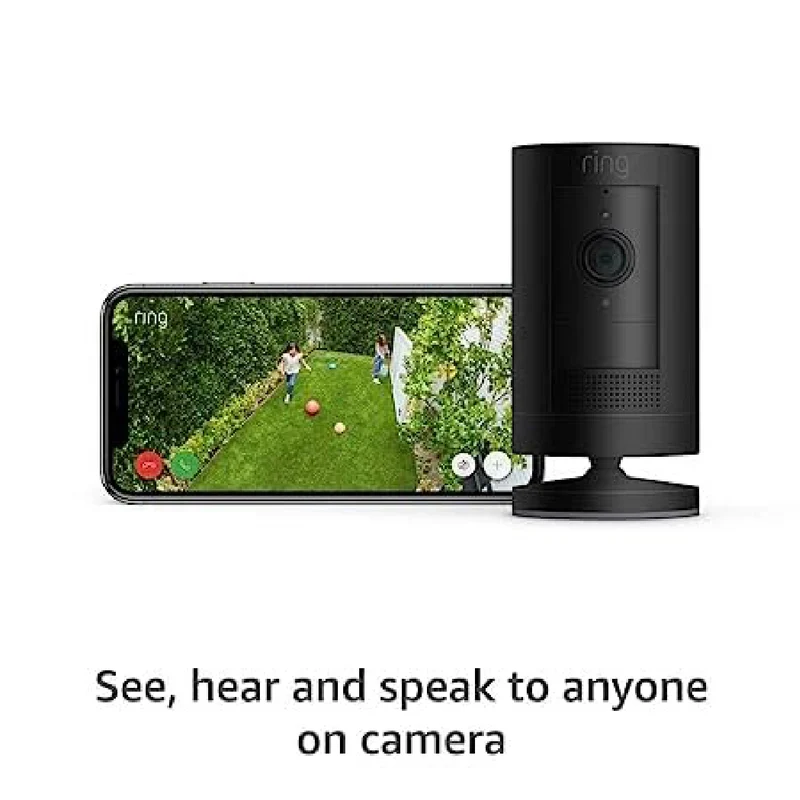 Ring Stick Up Cam Wireless Security Camera Gen3 (Black)