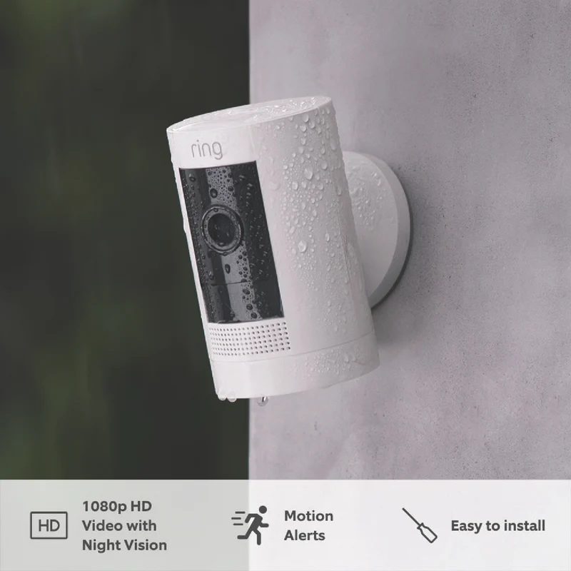 Ring 4-Pack Outdoor Camera (Stick Up Cam) Battery (White)