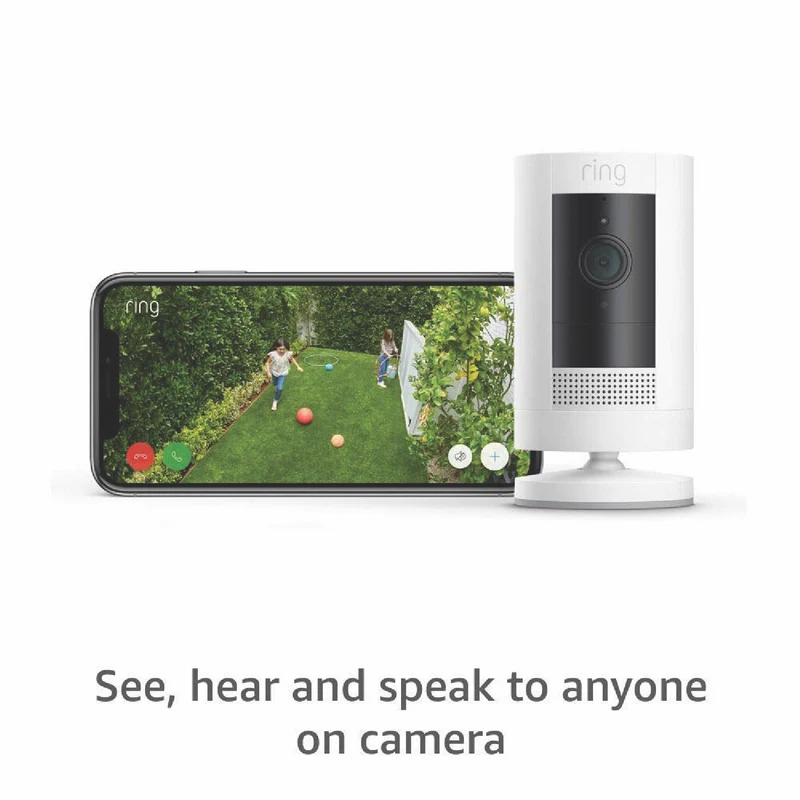 Ring 4-Pack Outdoor Camera (Stick Up Cam) Battery (White)