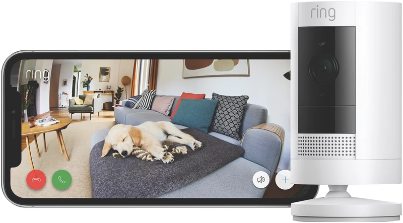 Ring 2-Pack Outdoor Camera (Stick Up Cam) Battery (White)