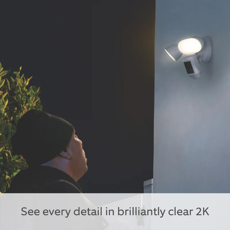 Ring Floodlight Cam Pro 2K Wired (Black)