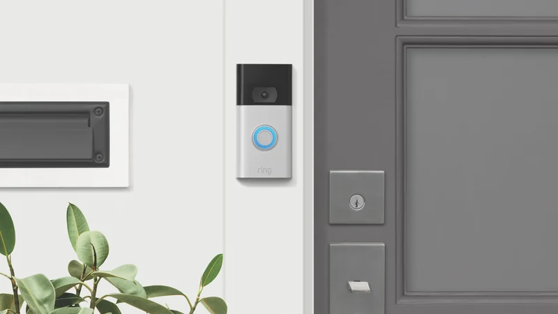 Ring Video Doorbell - Satin Nickel (2020 Release)