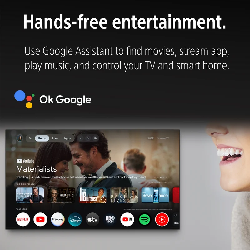 Sony 85" BRAVIA 3 II 4K HDR AI Google TV with Gemini 2026
