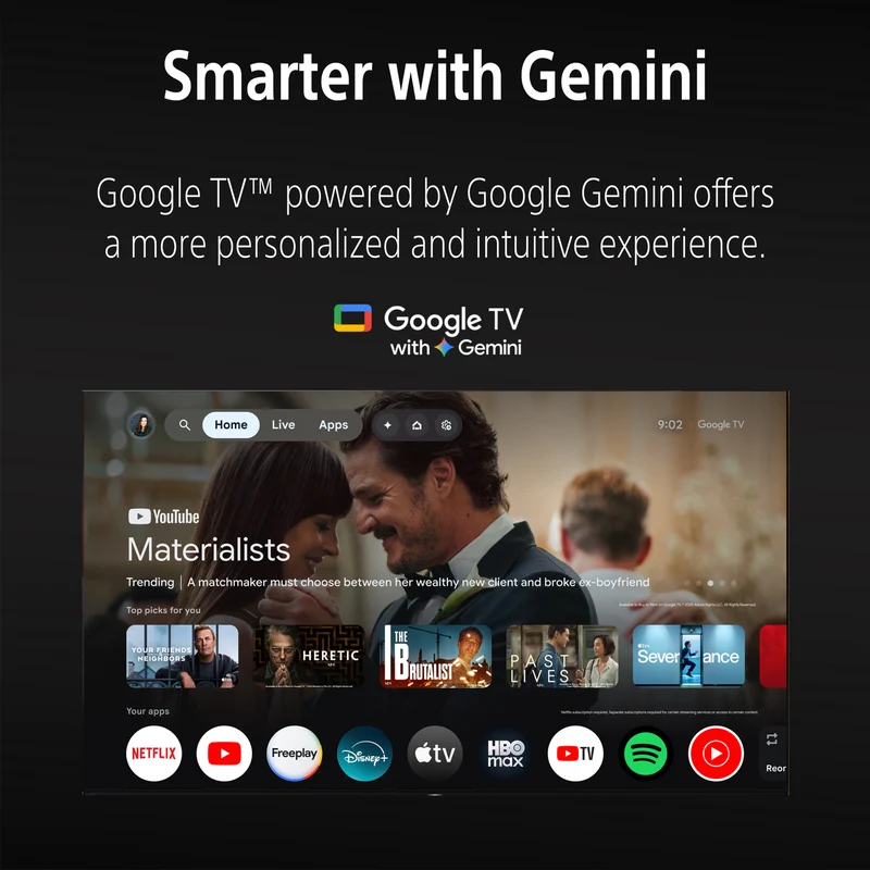 Sony 100" BRAVIA 3 II 4K HDR AI Google TV with Gemini 2026