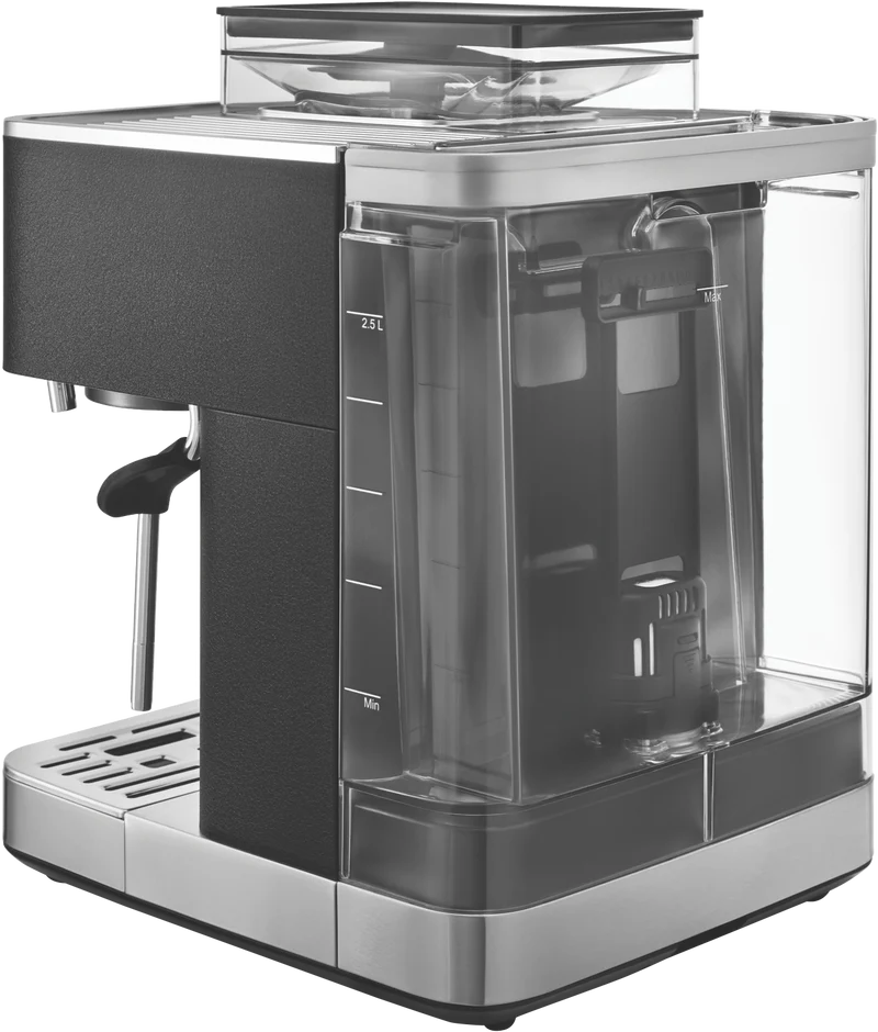 KitchenAid Semi Automatic Espresso Machine With Burr Grinder Cast Iron Black