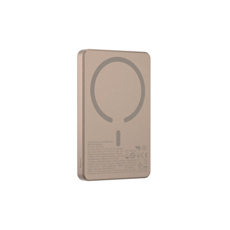 Mophie Snap+ Powerstation Mini 5K Magnetic Desert Titanium