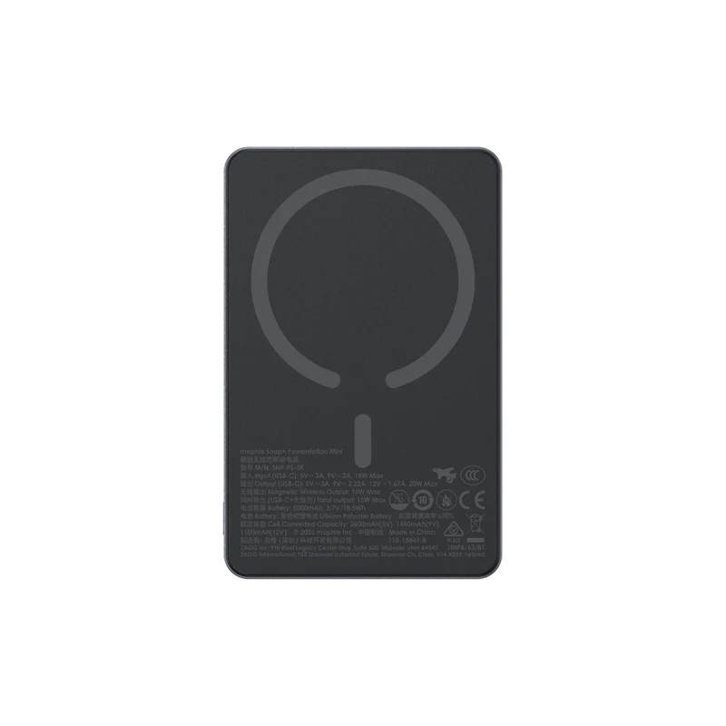 Mophie Snap+ Powerstation Mini 5K Magnetic Space Grey