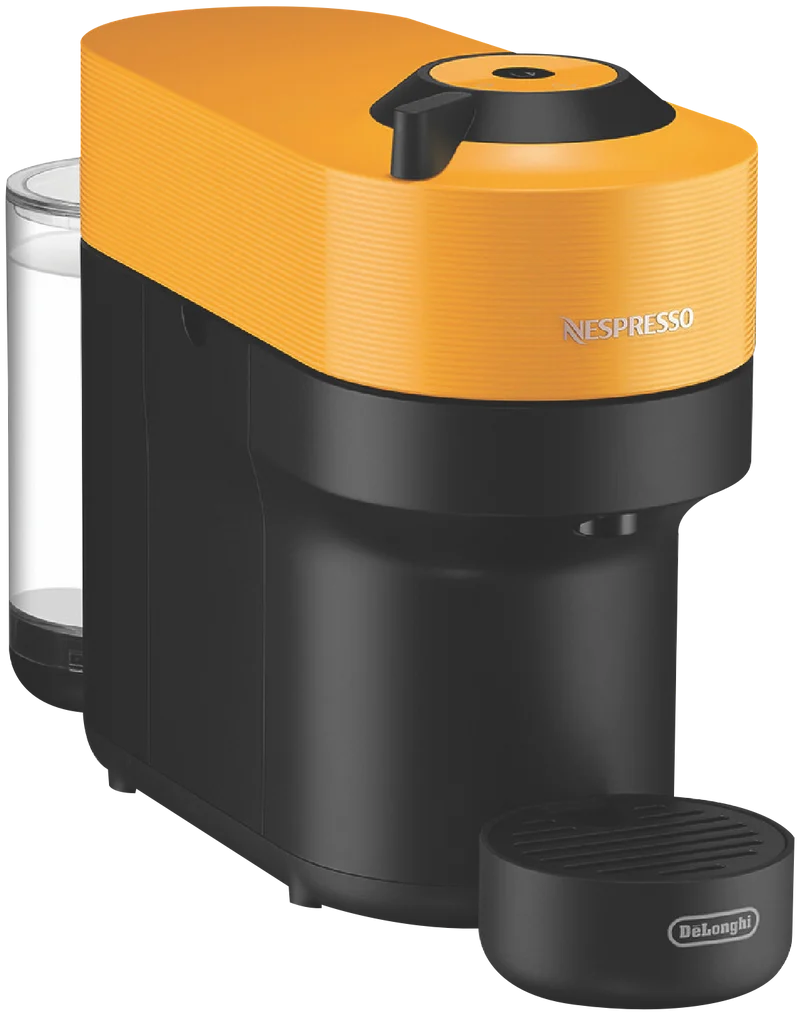 Nespresso Vertuo Pop Capsule Coffee Machine Bundle Yellow