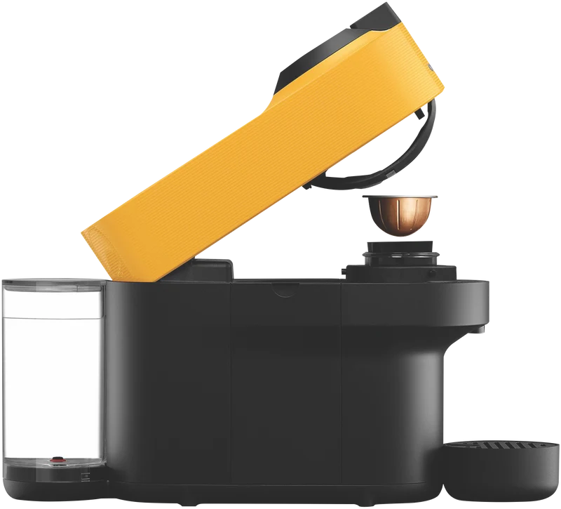 Nespresso Vertuo Pop Capsule Coffee Machine Bundle Yellow