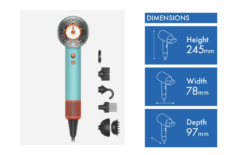 Dyson Supersonic Hair Dryer Nural Patina / Topaz