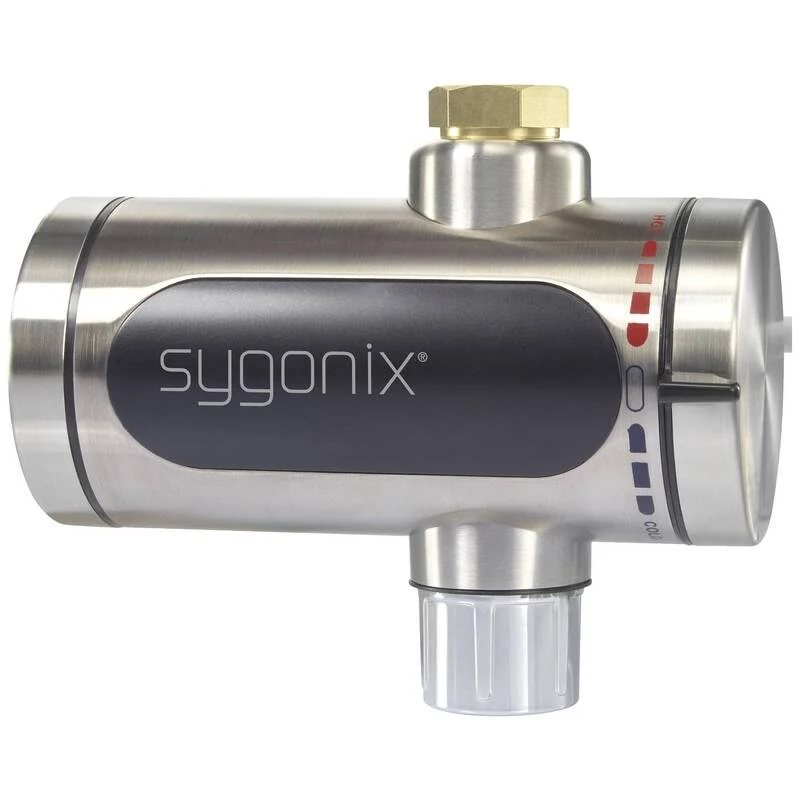 B-Ware Sygonix Durchlauferhitzer 3000W Heizgerät IP24 mit LED-Display 0.8l/min 50°C