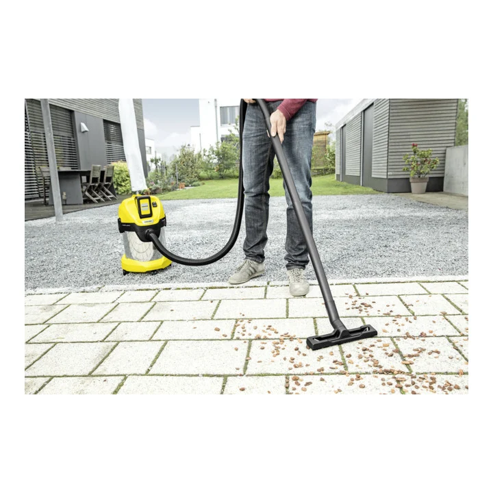 B-Ware Kärcher Mehrzwecksauger Nass Trockensauger Akku WD 3 Battery Premium Edelstahl