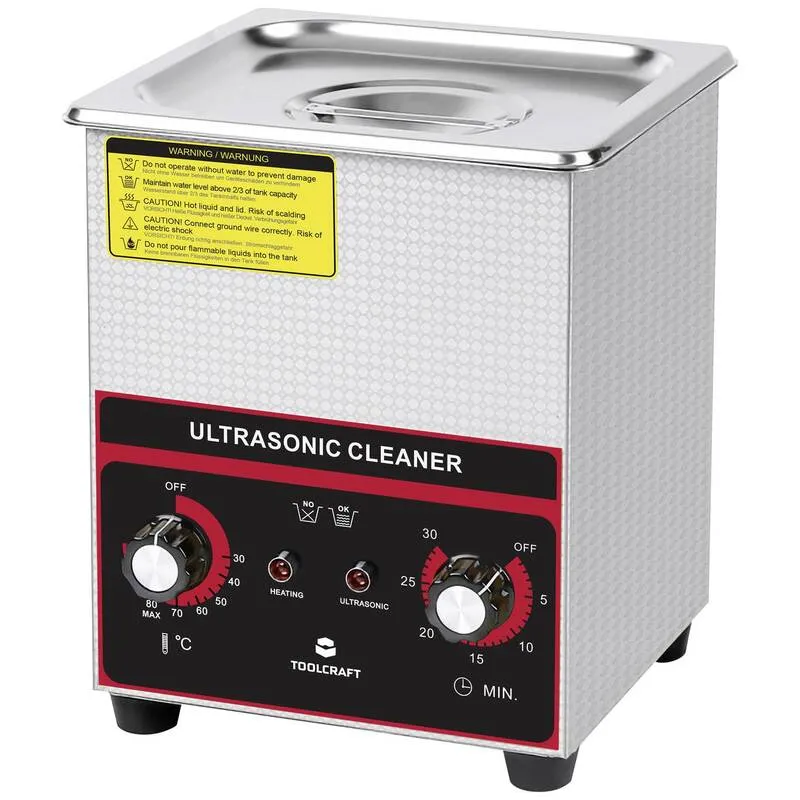 B-Ware TOOLCRAFT USC-200 Ultraschallreiniger Schmuckreiniger Werkzeugreiniger
