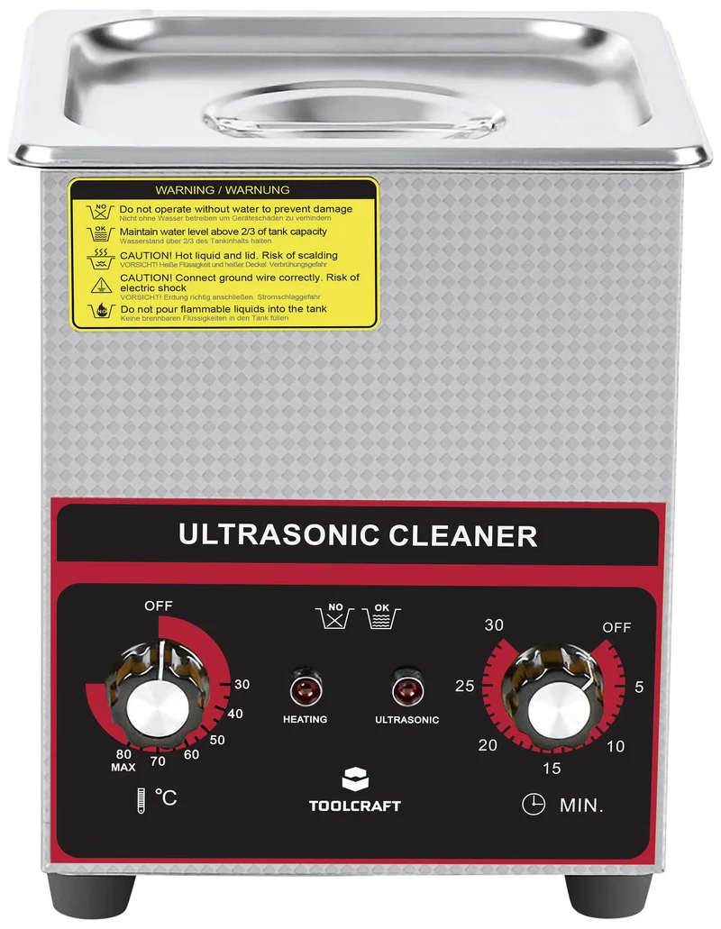 B-Ware TOOLCRAFT USC-200 Ultraschallreiniger Schmuckreiniger Werkzeugreiniger