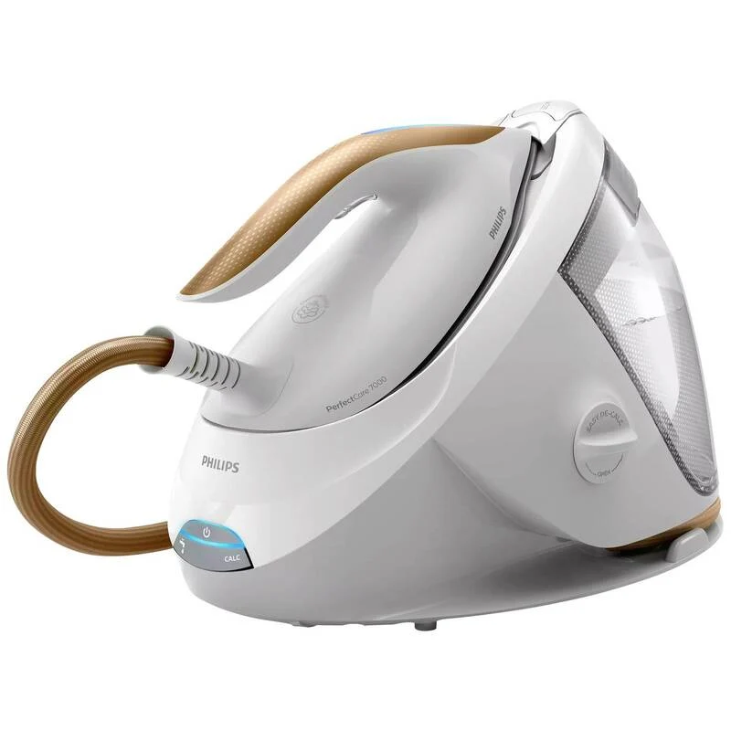 B-Ware Philips Dampfbügelstation Bügeleisen PerfectCare 7000 Serie Weiß Wassertank