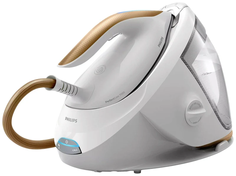 B-Ware Philips Dampfbügelstation Bügeleisen PerfectCare 7000 Serie Weiß Wassertank