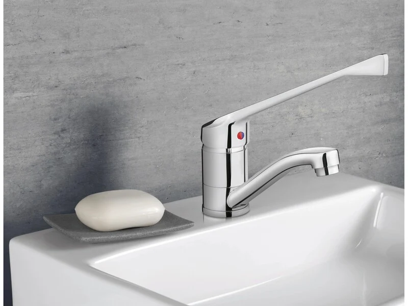 B-Ware baliv Waschtischarmatur WT-230 Einhebelmischer Chrom Armatur 900g 20,4cm hoch