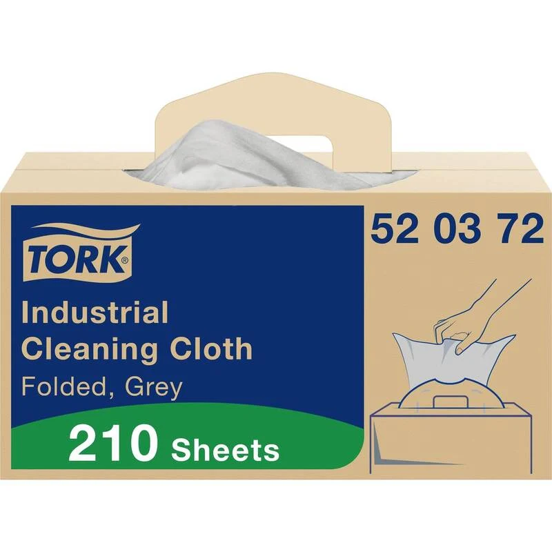 B-Ware Tork Reinigungstücher 1 lagig 210 Tücher Vlies grau Oberflächenreinigung Box