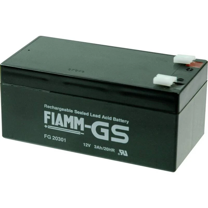 B-Ware Fiamm Bleiakku AGM 12V 3.4Ah wartungsfrei Flachstecker 134x66x65mm Batterie