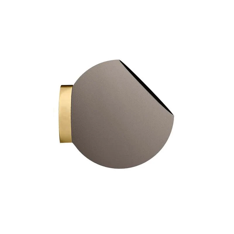 B-Ware AYTM Wandblumentopf Globe Ø21cm Aluminium grau-braun Edelstahl für Pflanzen Deko