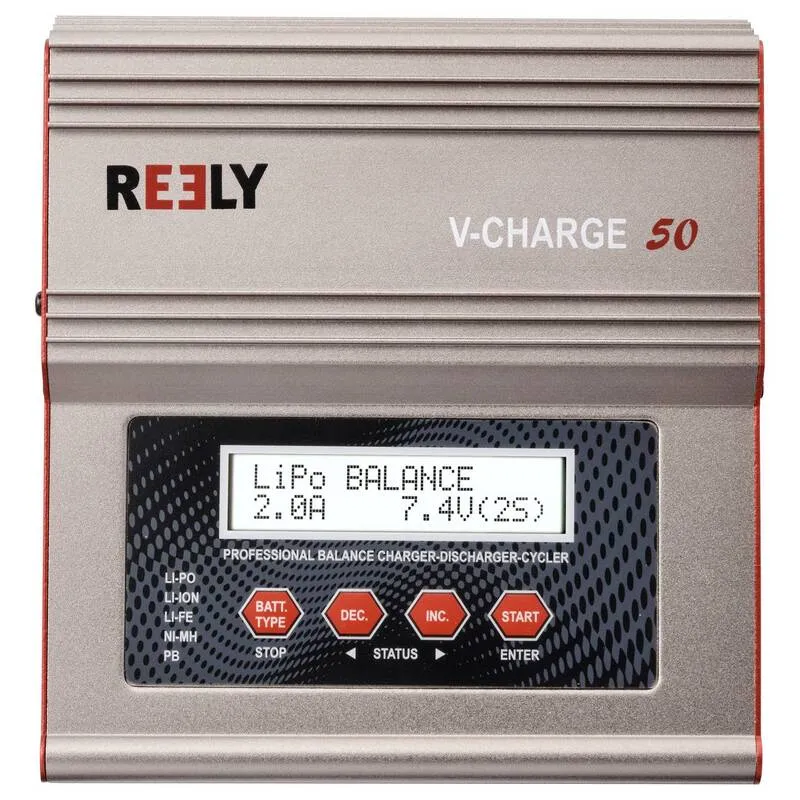 B-Ware REELY V-Charge 50 Multifunktions-Ladegerät für Modellbau 100-240V 50W 7A