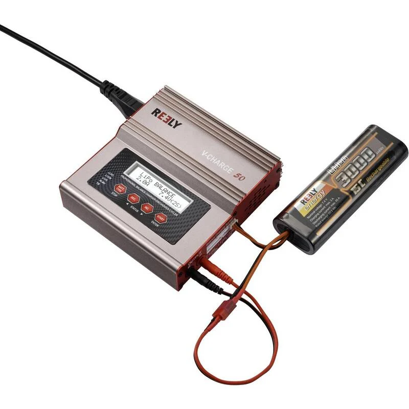 B-Ware REELY V-Charge 50 Multifunktions-Ladegerät für Modellbau 100-240V 50W 7A