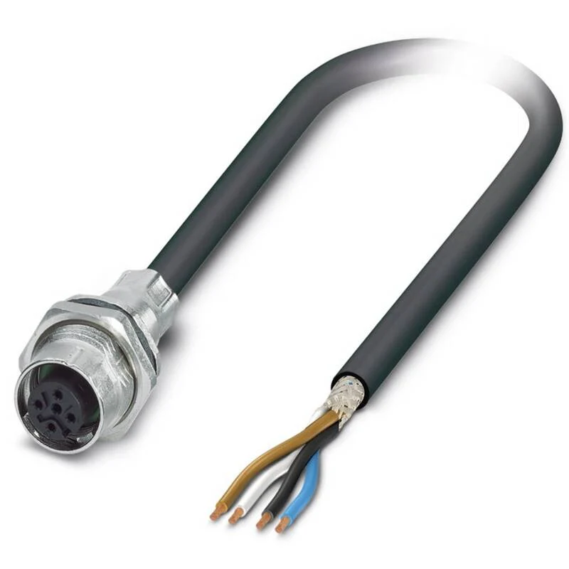 B-Ware Phoenix Contact Sensor-/Aktor-Einbausteckverbinder M12 Buchse 4-polig IP67 1m