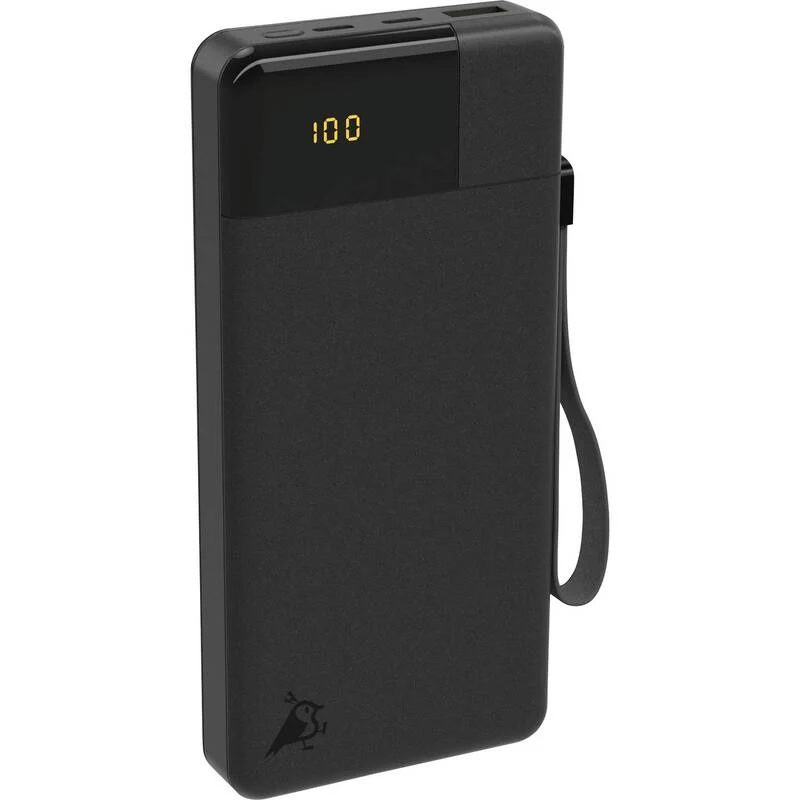 B-Ware Aqiila Powerbank 20000 mAh LiPo Akku Ladegerät USB-A USB-C schwarz tragbar 3A