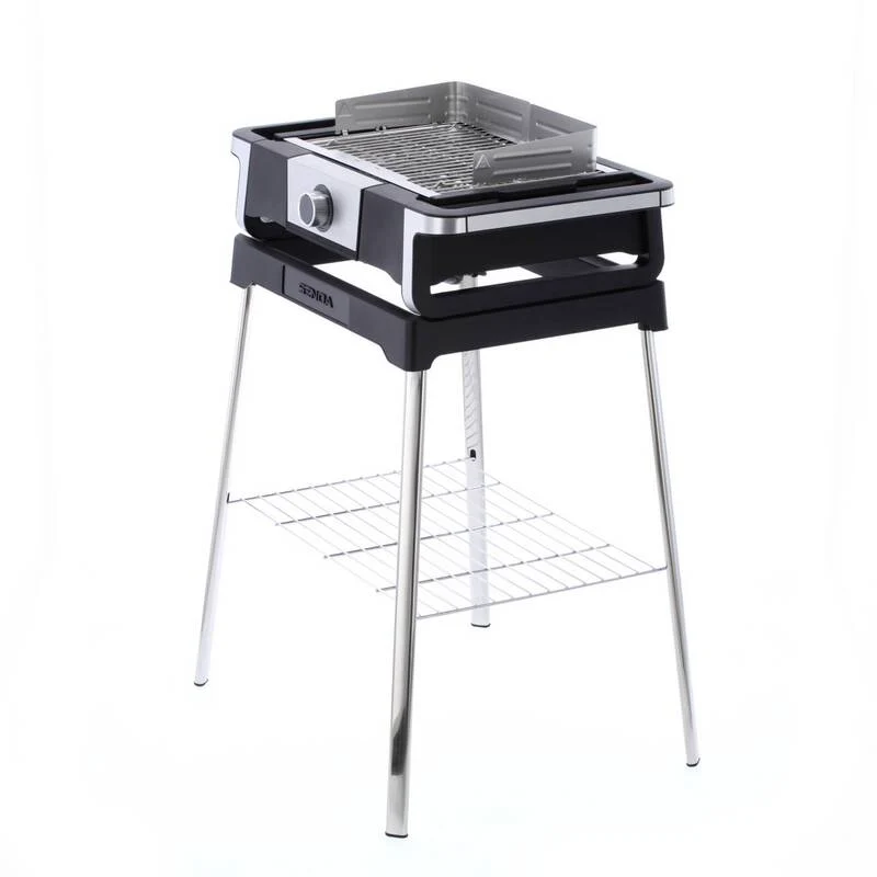 D-Ware Severin BBQ-Grill PG 8118 SENOA DigitalBOOST S Elektrogrill 3000W schwarz/silber