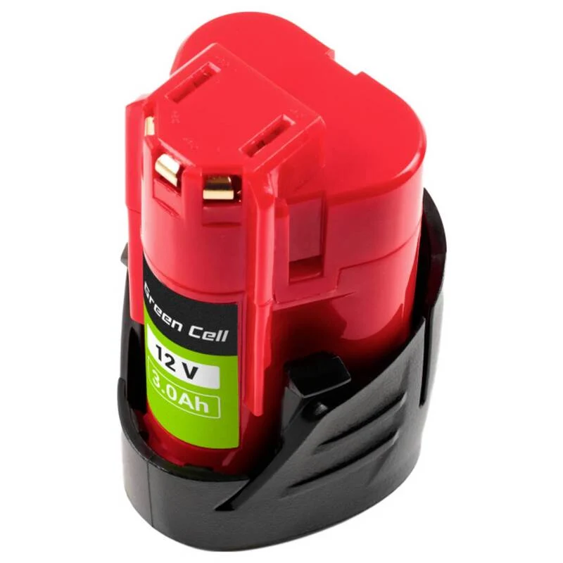 B-Ware Green Cell Werkzeug-Akku B3 4932451388 12V 3Ah Li-Ion für Milwaukee Geräte 180g