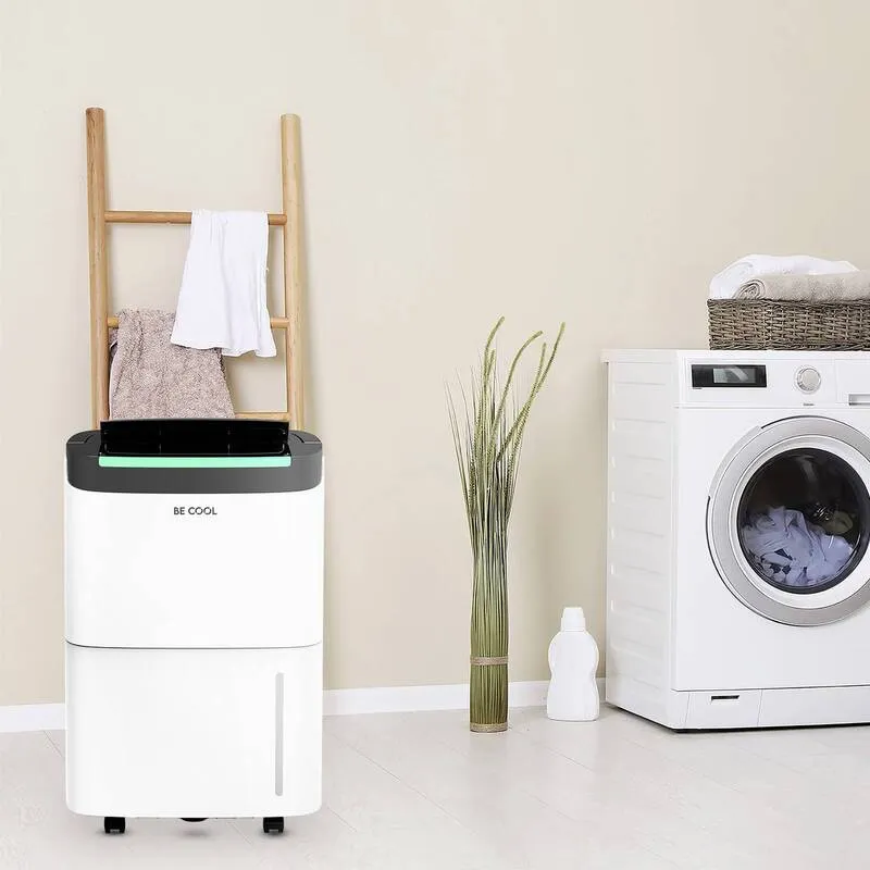 B-Ware Be Cool Luftentfeuchter 50 l/Tag für Räume bis 50 m² mit Fernbedienung Weiß