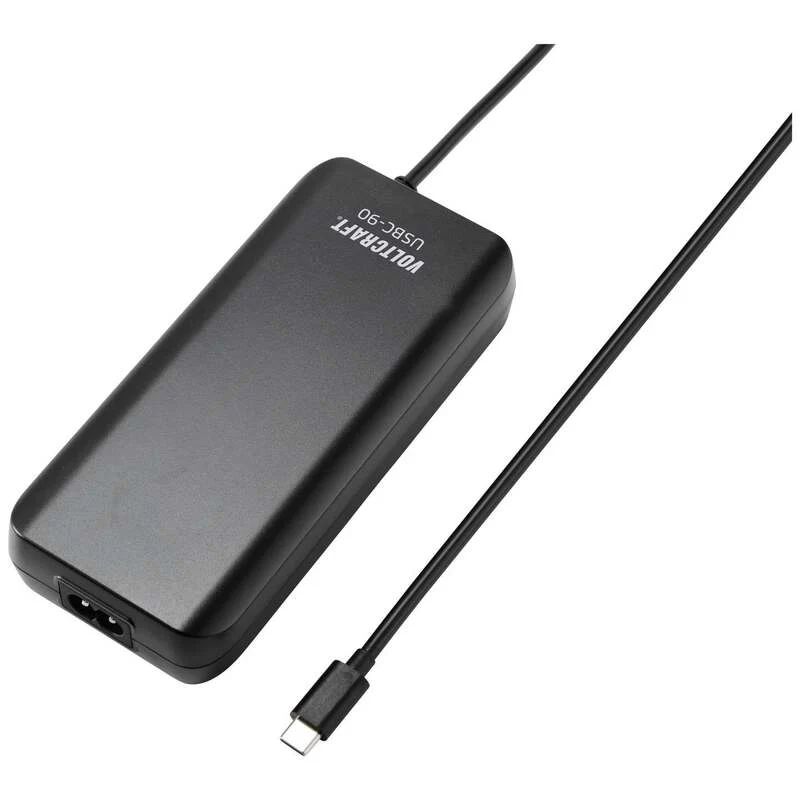 B-Ware Voltcraft USB Ladegerät USBC-90 90W 5V 20V 4.5A USB Power Delivery 2 Ausgänge