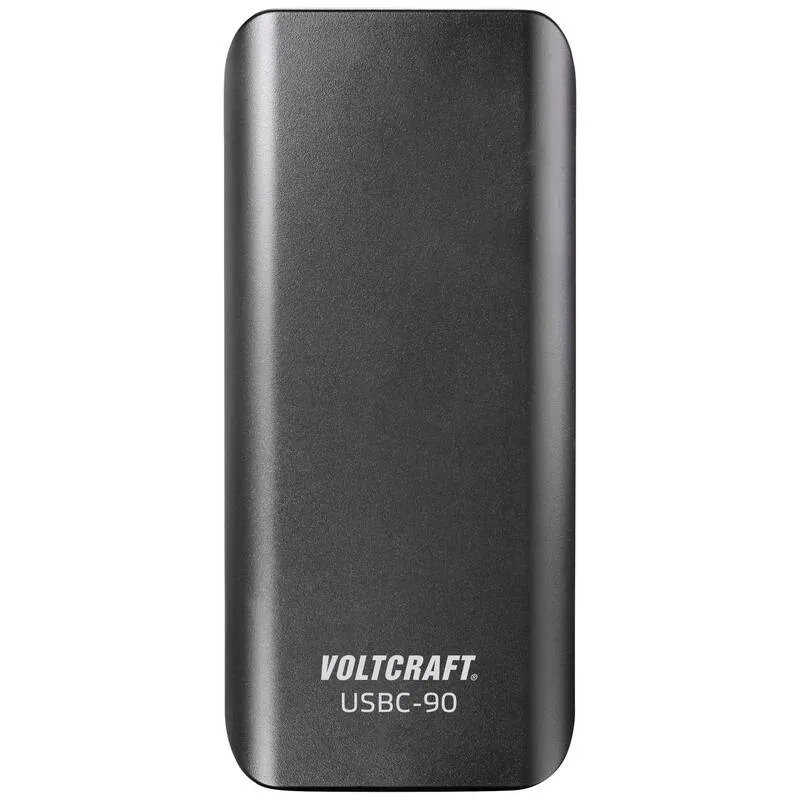 B-Ware Voltcraft USB Ladegerät USBC-90 90W 5V 20V 4.5A USB Power Delivery 2 Ausgänge