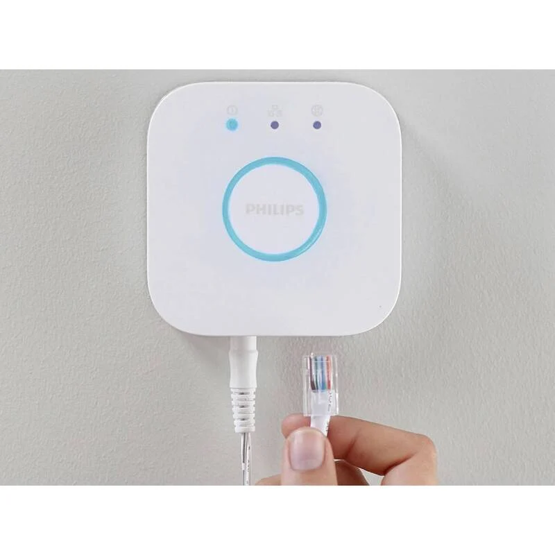 B-Ware Philips Hue Zentrale Hue Bridge Smart Home Steuerung Google Home weiß 220g
