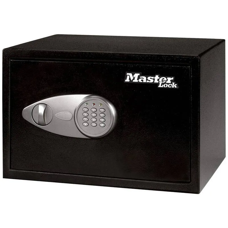 B-Ware Master Lock 16.44L Medium Digital Combination Safe, Black & Grey