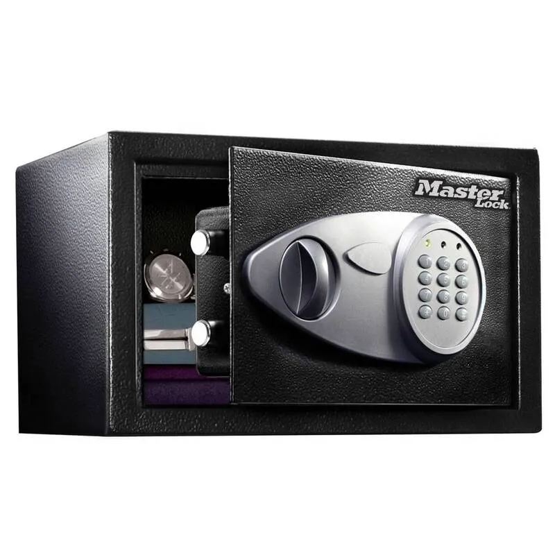 B-Ware Master Lock 16.44L Medium Digital Combination Safe, Black & Grey
