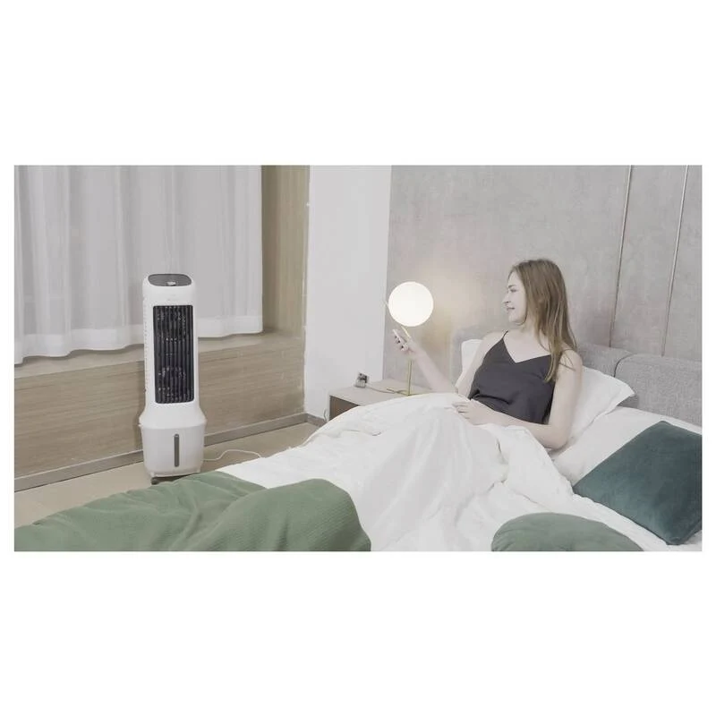 B-Ware Be Cool Luftkühler 38W App gesteuert 10L Wassertank Fernbedienung weiß 279x309mm