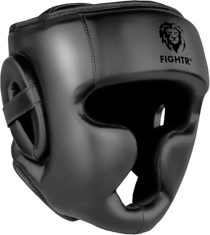 B-Ware Luchador Boxhelm mit optimaler Passform | Boxschutz für Sparring schwarz S/M
