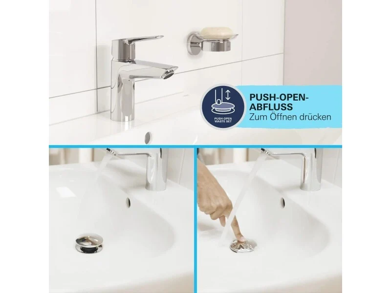 B-Ware Grohe Waschtischarmatur Einhebelmischer Alira Chrom wassersparend 1-Loch 2