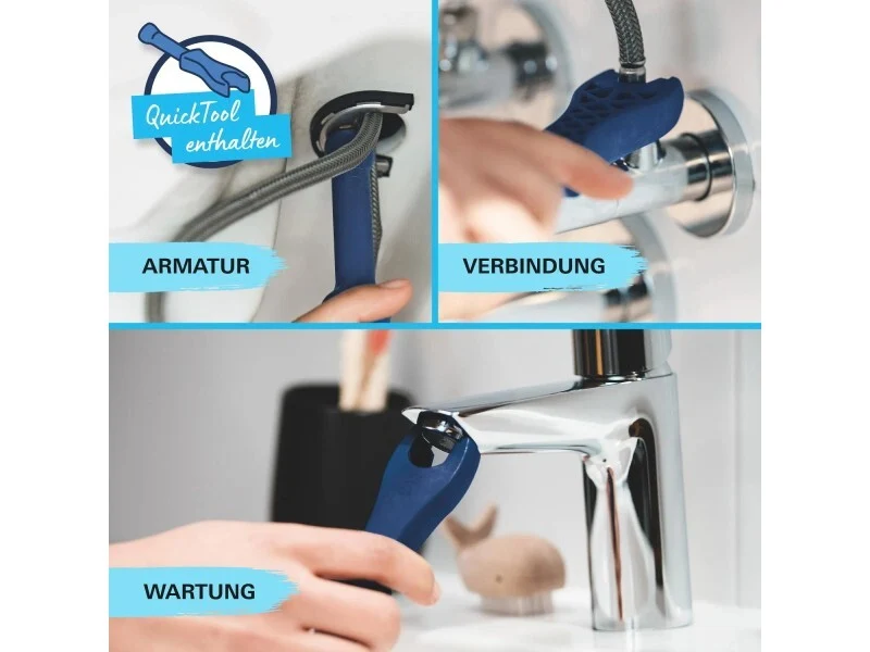 B-Ware Grohe Waschtischarmatur Einhebelmischer Alira Chrom wassersparend 1-Loch 2