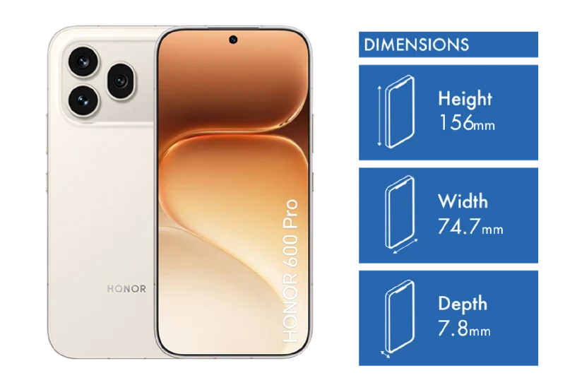 Honor 600 Pro 5G 512GB Golden White