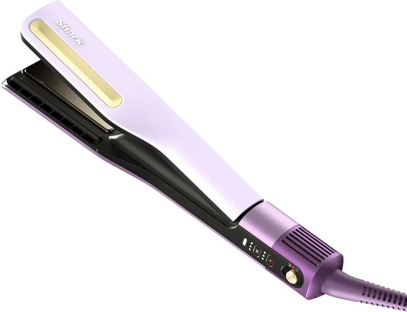 Shark SilkiPro Straight Wet To Dry Hair Straightener Plum Satin