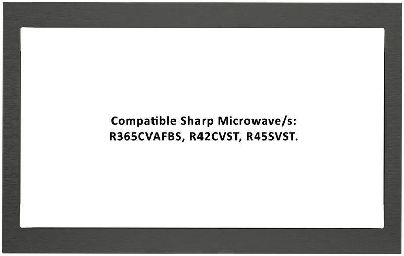 Sharp Trim Kit black stainless for R365CVAFBS