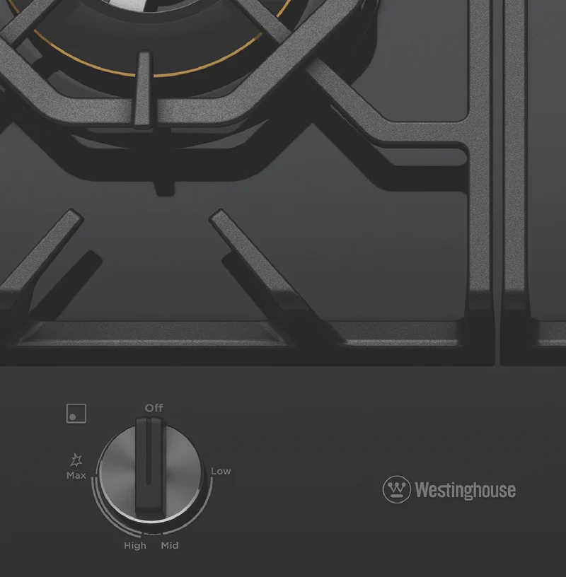 Westinghouse 60cm Gas on Glass Cooktop