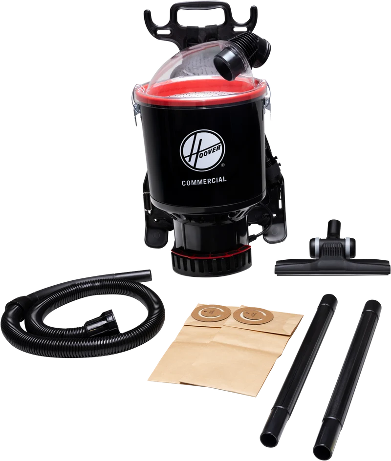 Hoover Commercial Backpack Bagged Vacuum